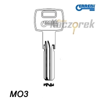 Errebi 081 - klucz surowy mosiężny - MO3